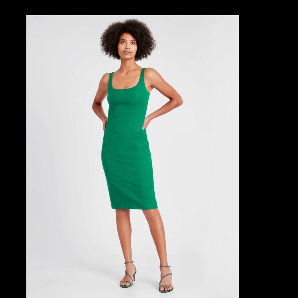 Banana Republic Animal Print Sloan Sheath Dress